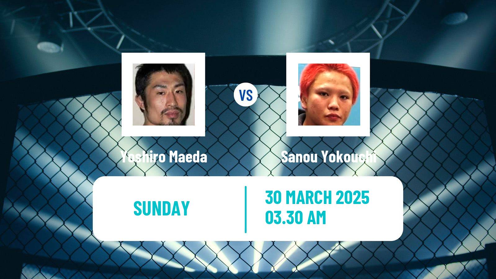 MMA Catchweight Rizin Men Yoshiro Maeda - Sanou Yokouchi