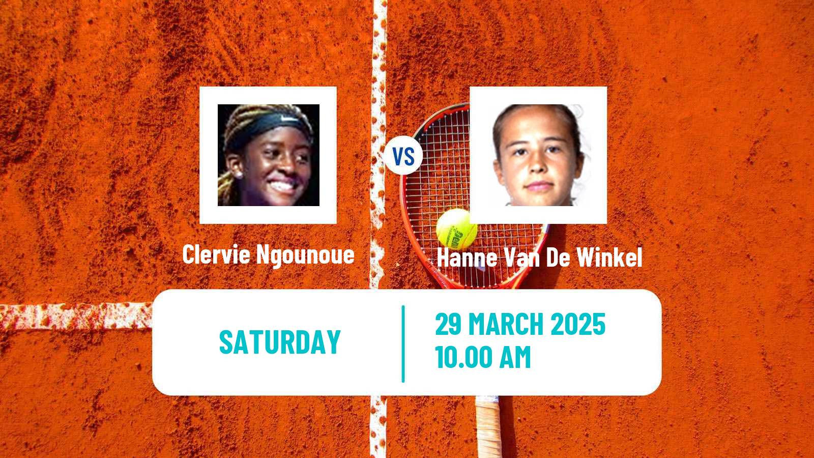 Tennis ITF W50 Santo Domingo 2 Women Clervie Ngounoue - Hanne Van De Winkel