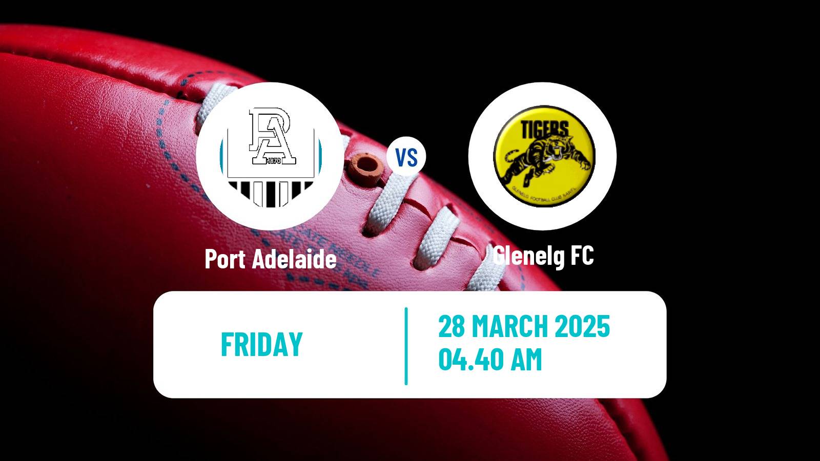 Aussie rules SANFL Port Adelaide - Glenelg