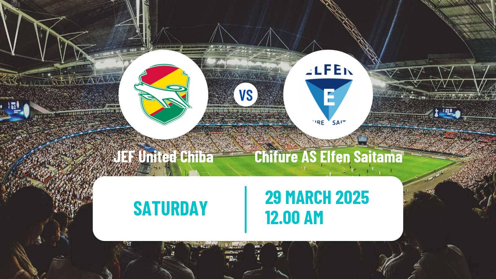 Soccer Japan WE League Women JEF United Chiba - Chifure AS Elfen Saitama