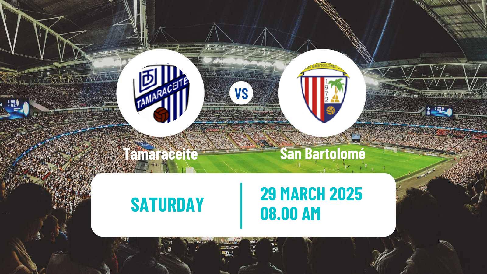 Soccer Spanish Tercera RFEF - Group 12 Tamaraceite - San Bartolomé