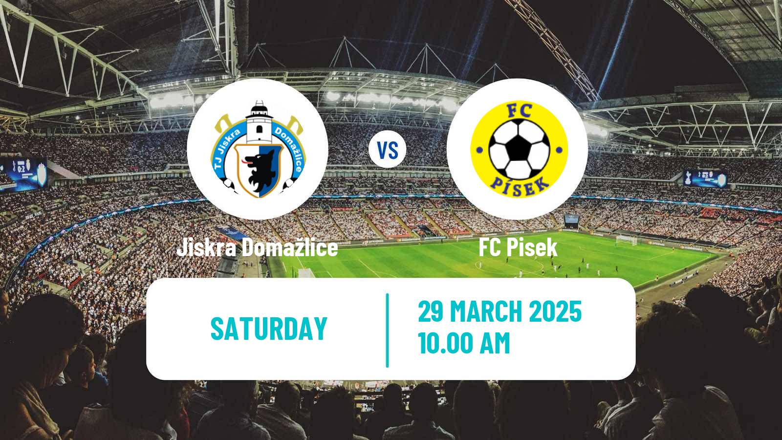Soccer Czech CFL Group A Jiskra Domažlice - Pisek