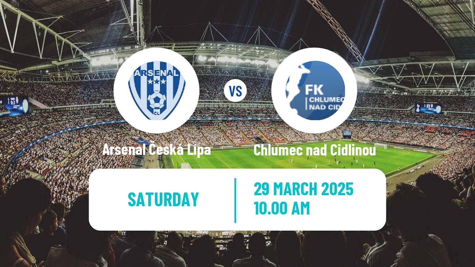 Soccer Czech CFL Group B Arsenal Česká Lípa - Chlumec nad Cidlinou