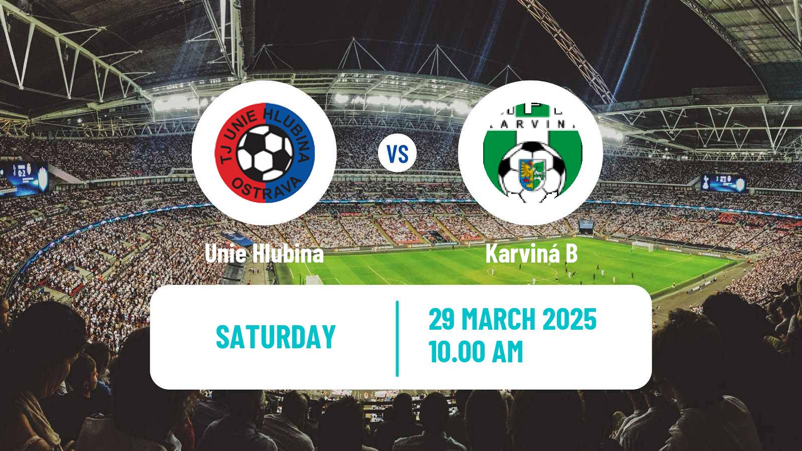 Soccer Czech MSFL Unie Hlubina - Karviná B
