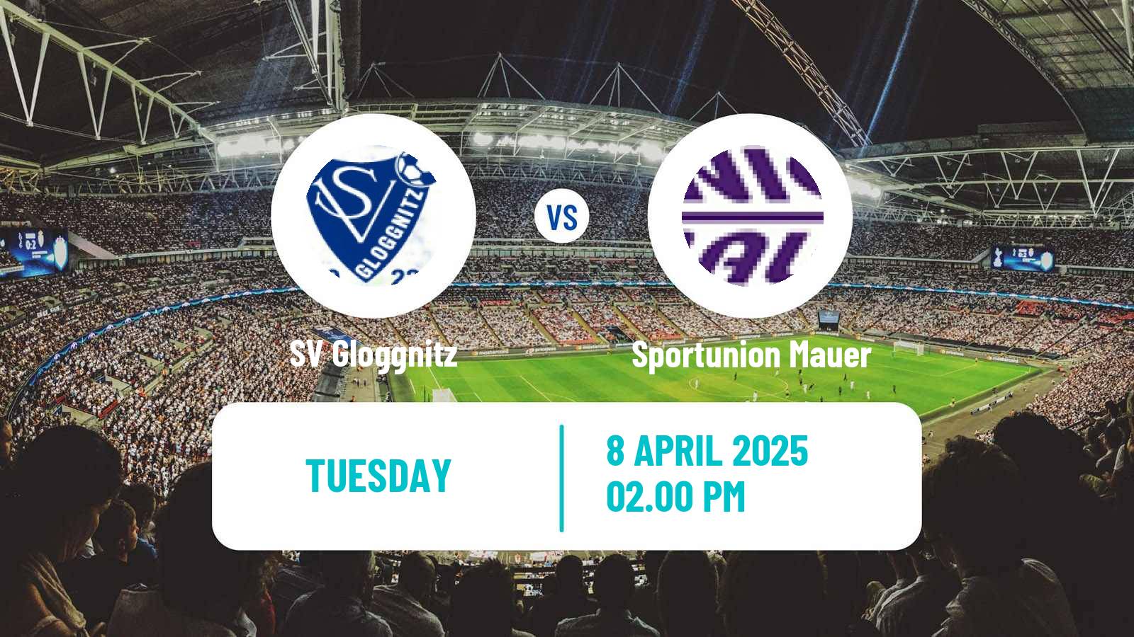 Soccer Austrian Regionalliga East Gloggnitz - Sportunion Mauer