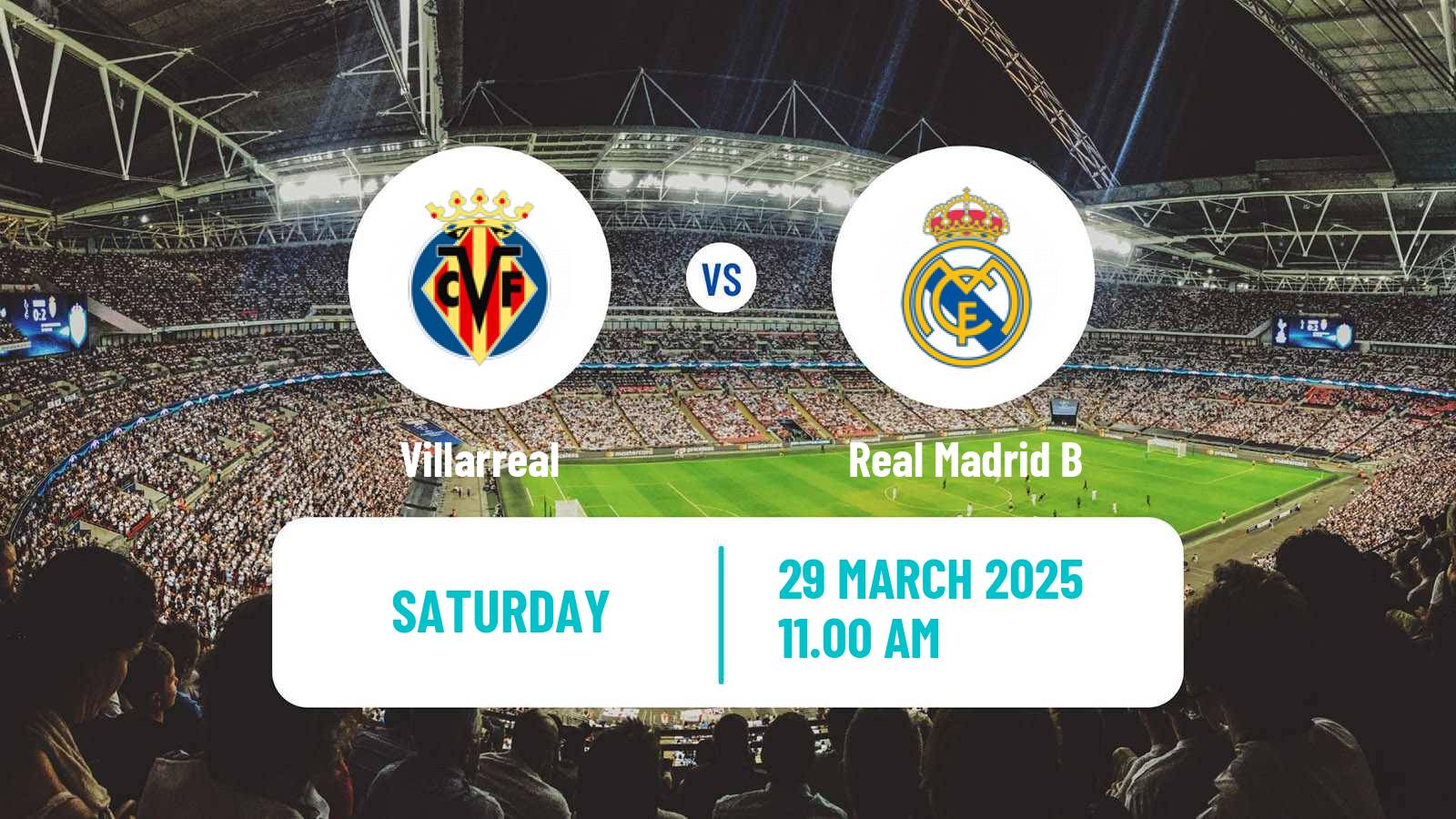 Soccer Spanish Primera Federacion Women Villarreal - Real Madrid B