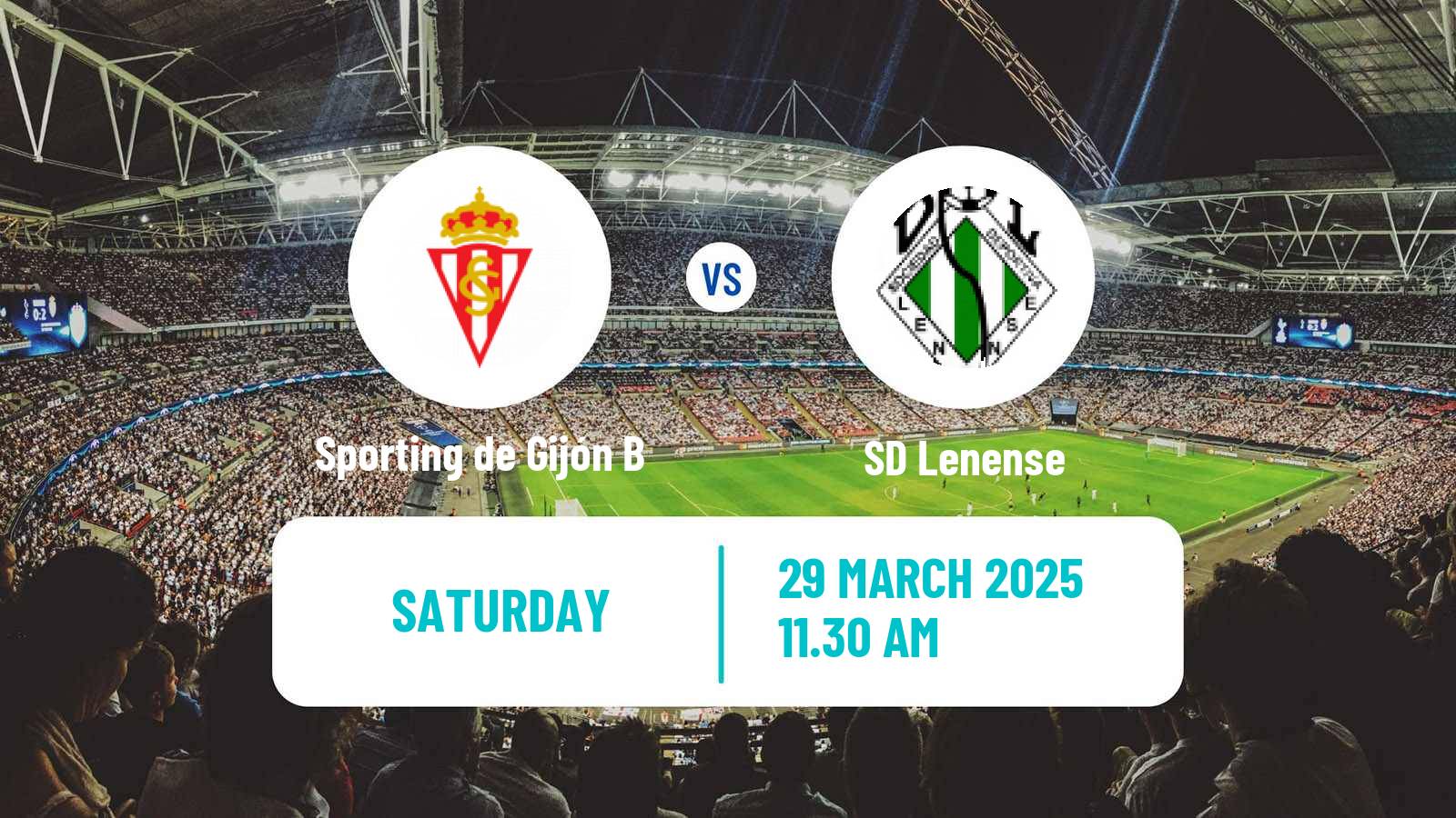 Soccer Spanish Tercera RFEF - Group 2 Sporting de Gijón B - Lenense