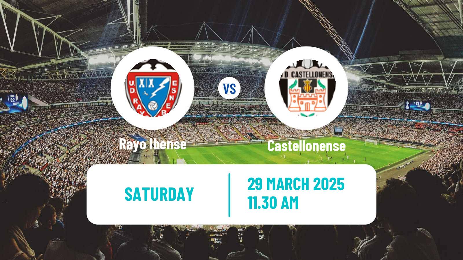 Soccer Spanish Tercera RFEF - Group 6 Rayo Ibense - Castellonense