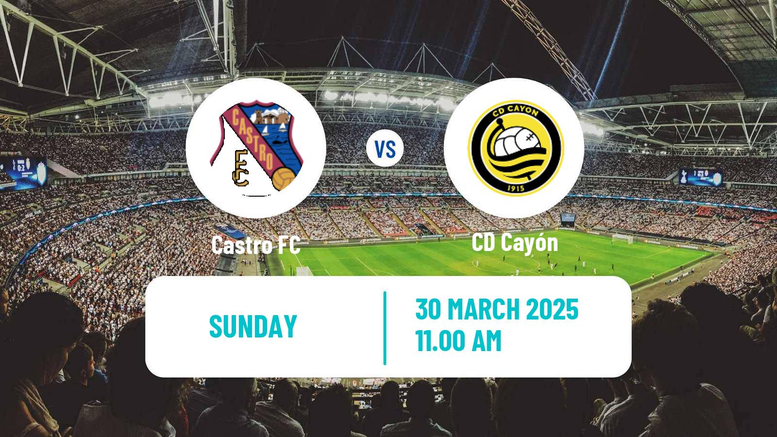 Soccer Spanish Tercera RFEF - Group 3 Castro - Cayón