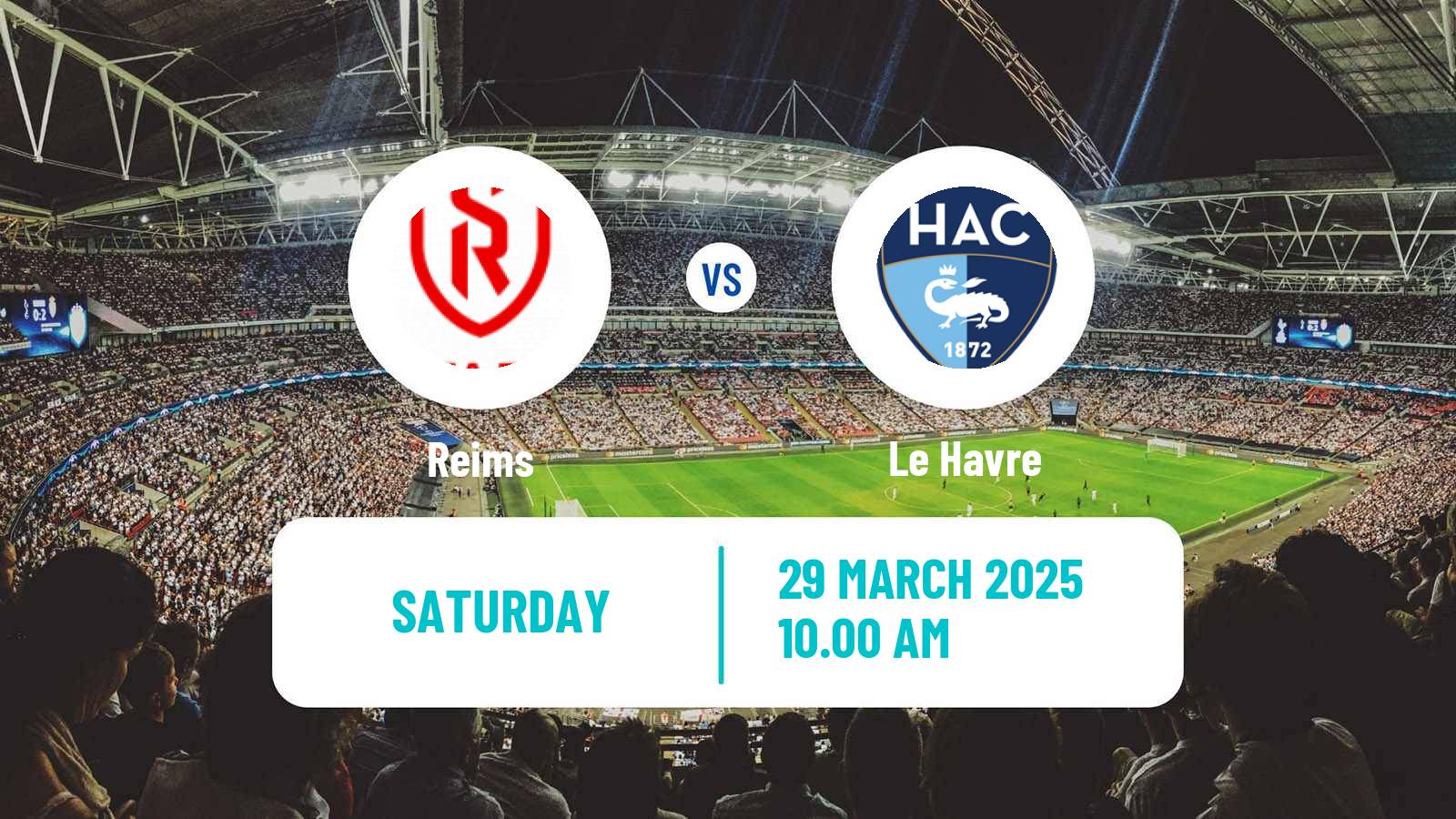 Soccer French Division 1 Women Reims - Le Havre