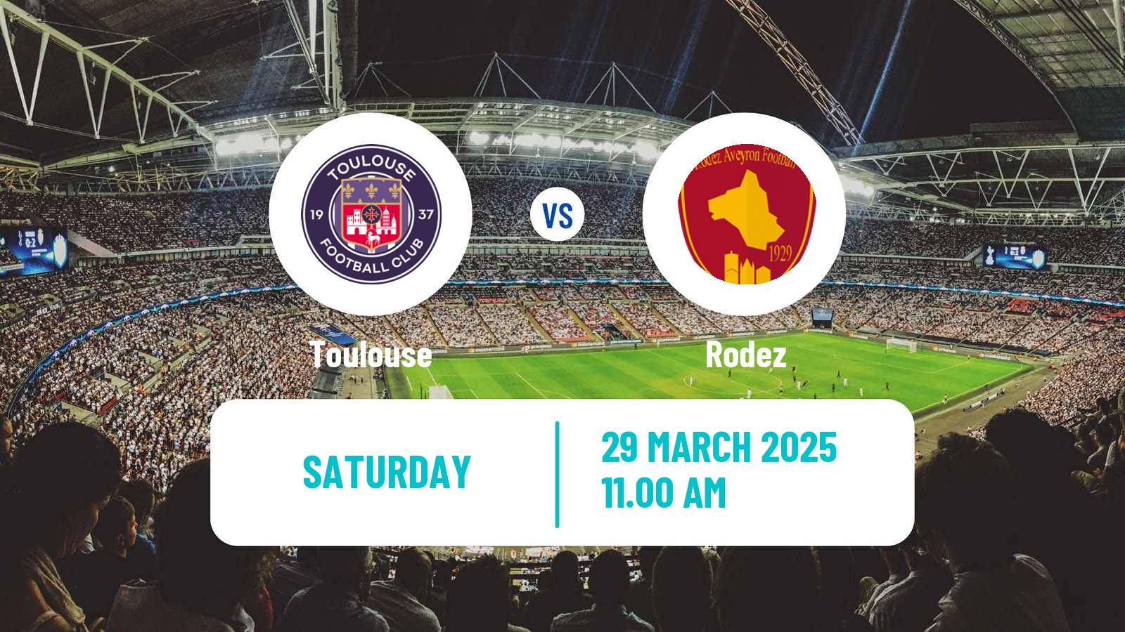 Soccer French Division 2 Women Toulouse - Rodez