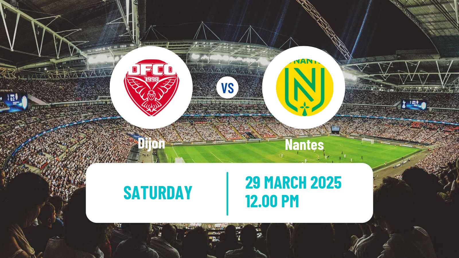Soccer French Division 1 Women Dijon - Nantes