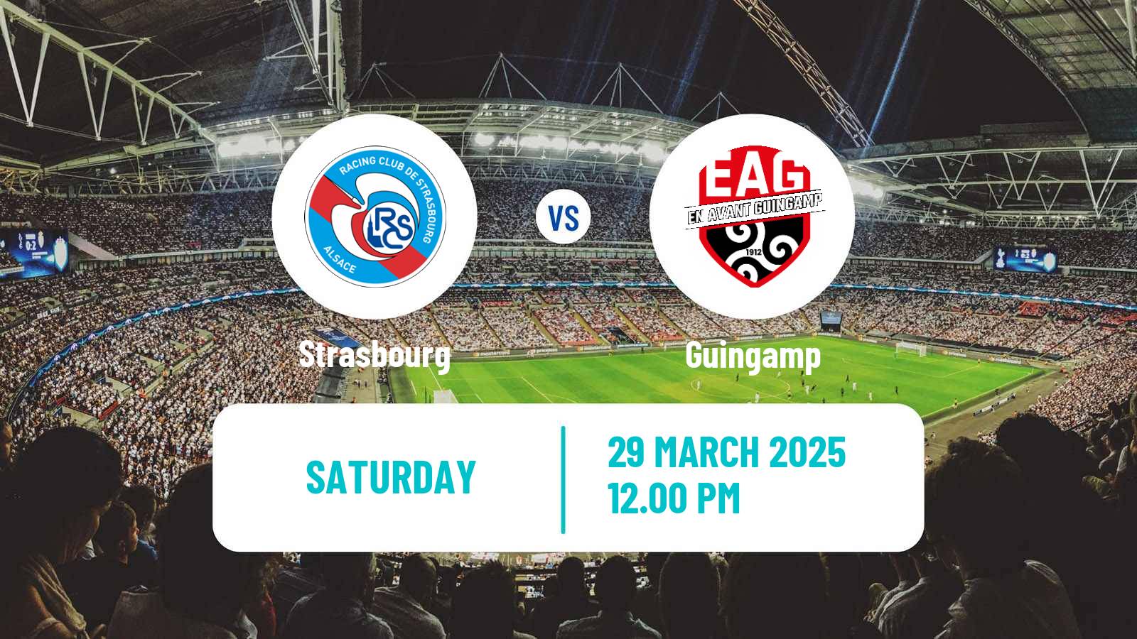Soccer French Division 1 Women Strasbourg - Guingamp