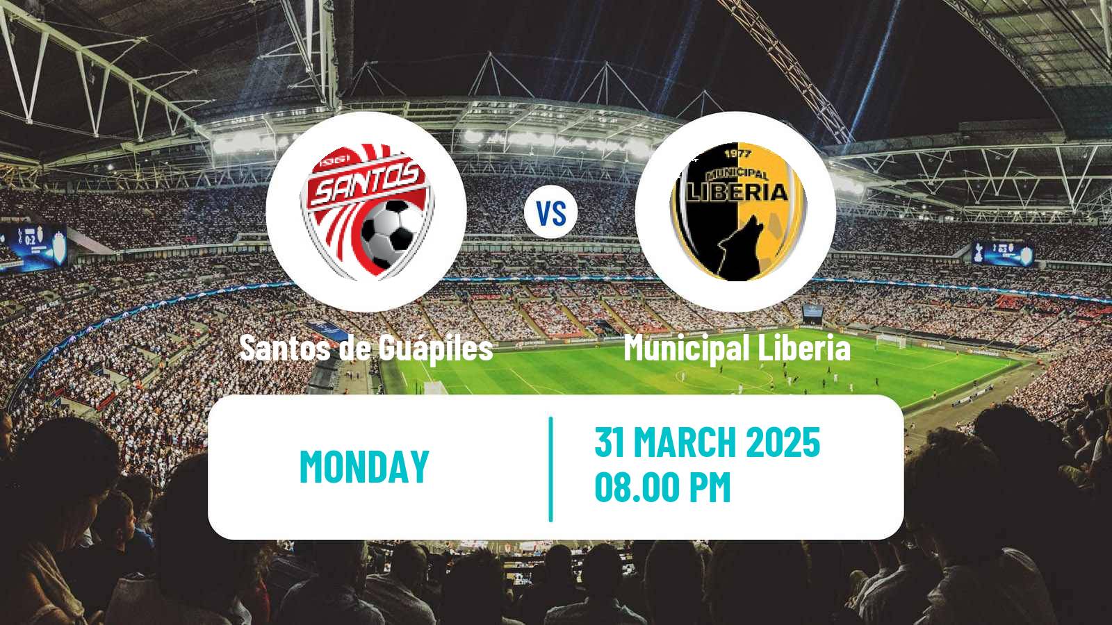 Soccer Costa Rican Primera Division Santos de Guápiles - Municipal Liberia