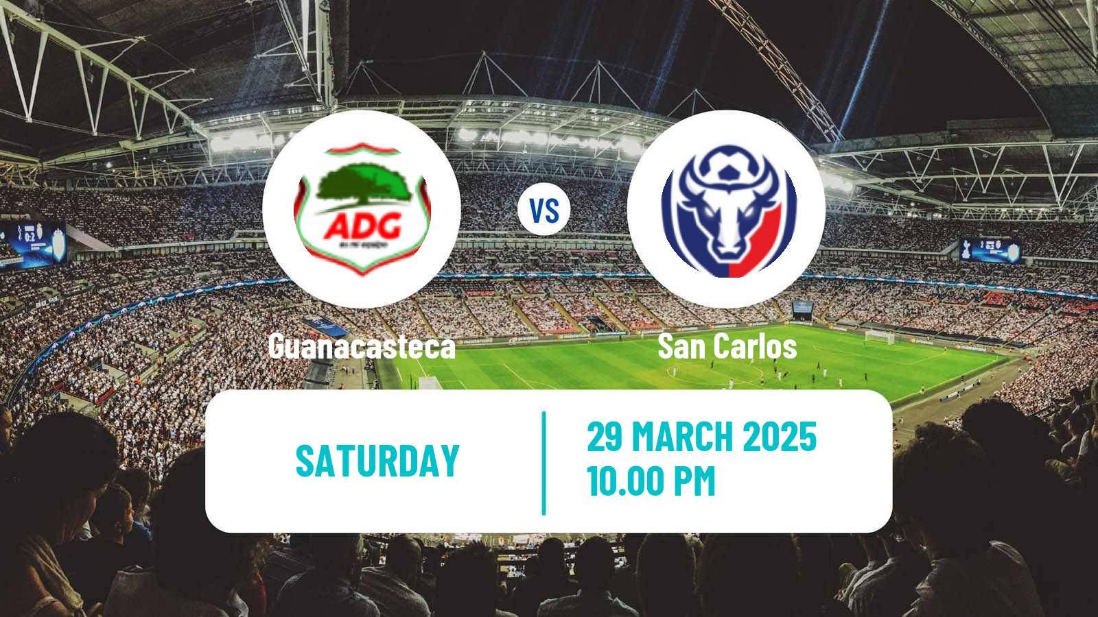 Soccer Costa Rican Primera Division Guanacasteca - San Carlos