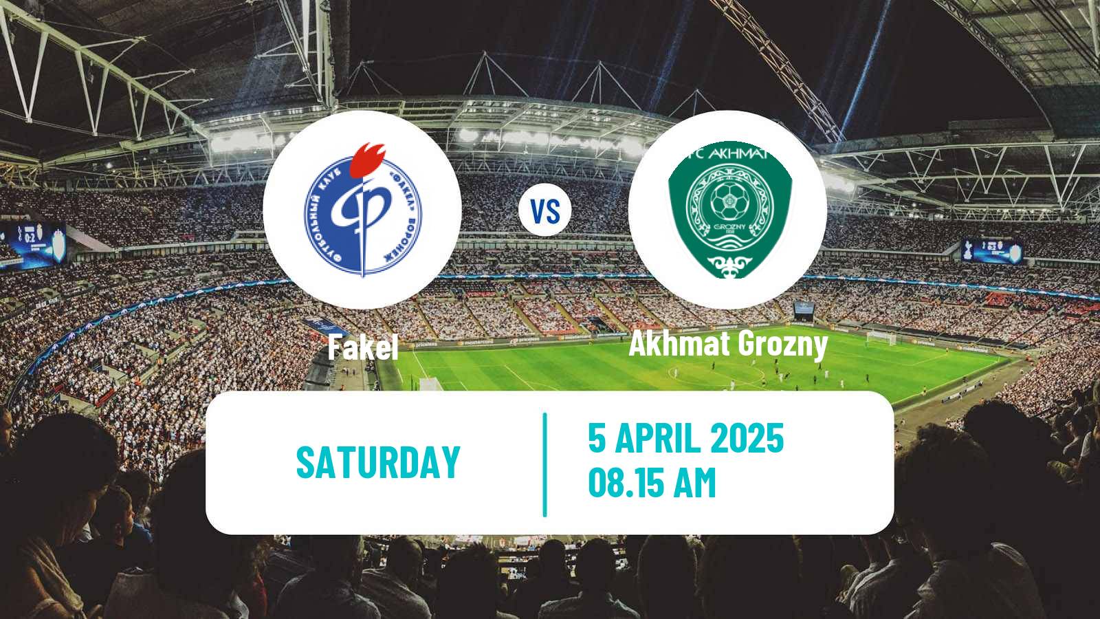 Soccer Russian Premier League Fakel - Akhmat Grozny