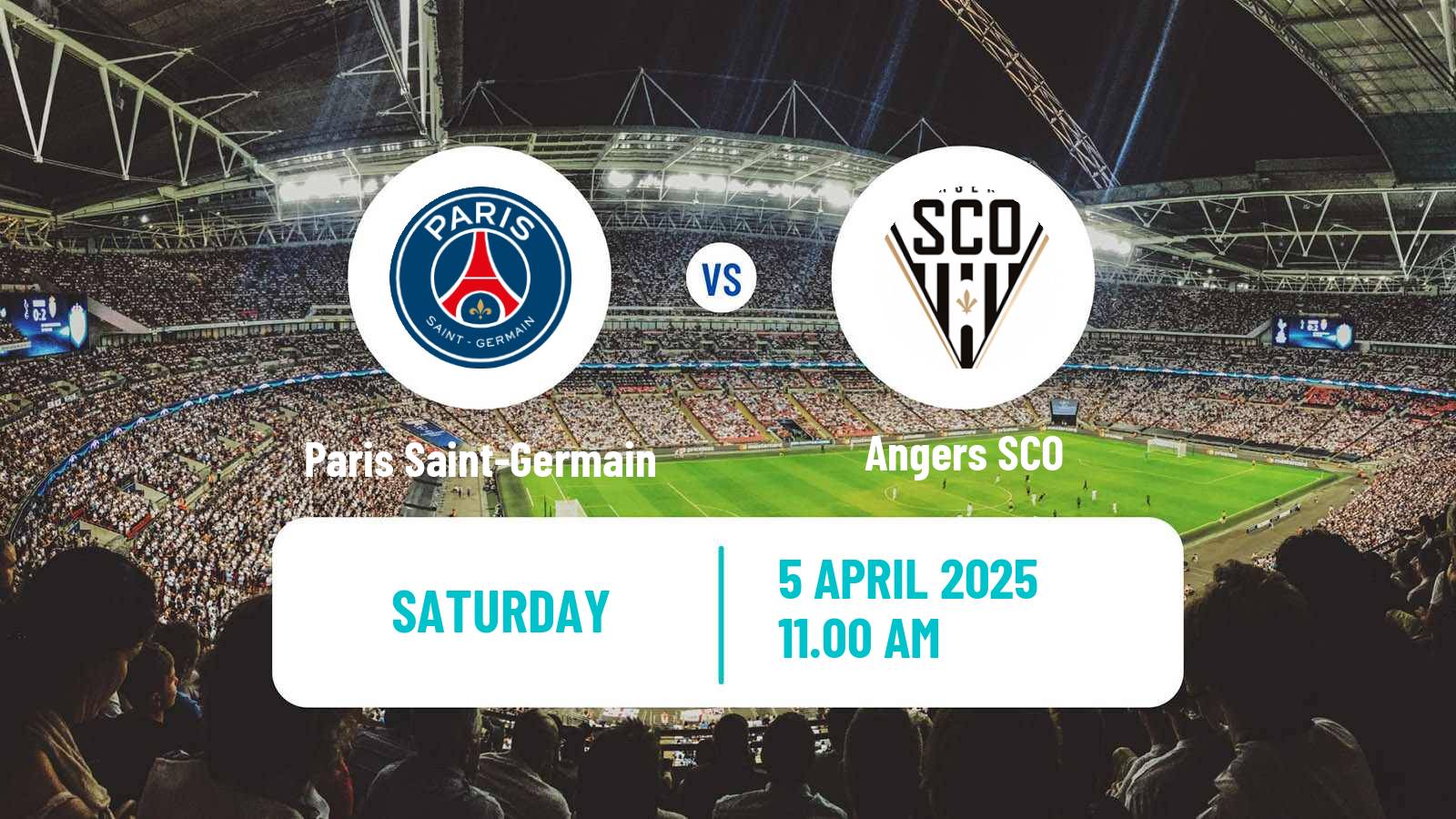 Soccer French Ligue 1 Paris Saint-Germain - Angers