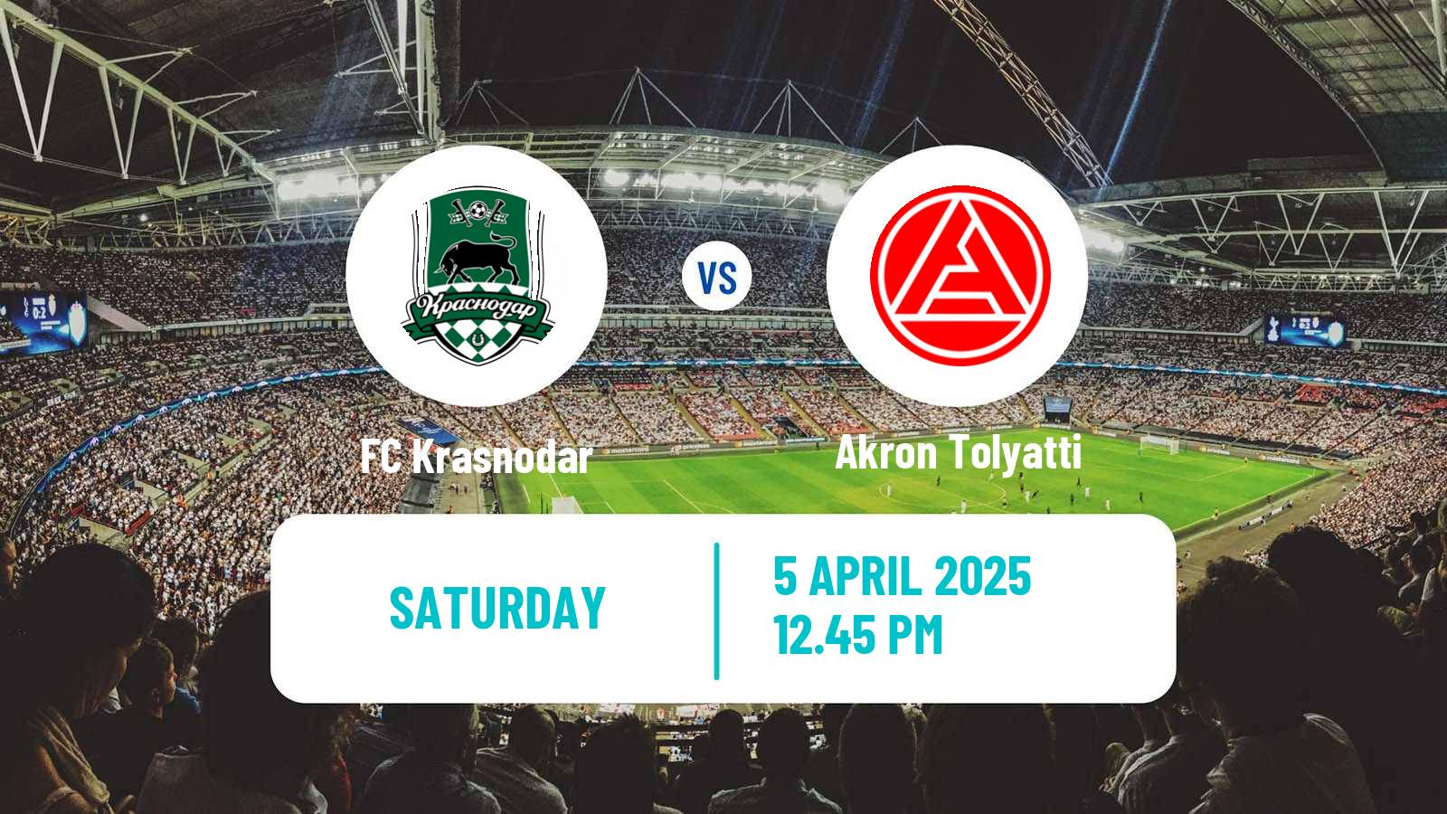 Soccer Russian Premier League Krasnodar - Akron Tolyatti