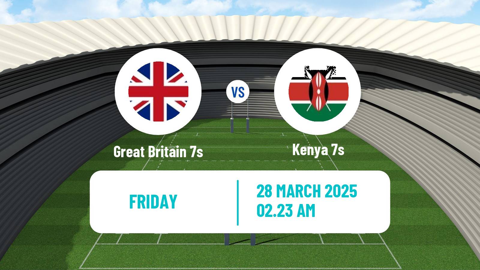 Rugby union Sevens World Series - Hong Kong Great Britain 7s - Kenya 7s