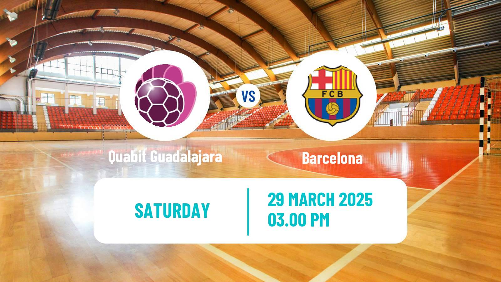 Handball Spanish Liga ASOBAL Quabit Guadalajara - Barcelona