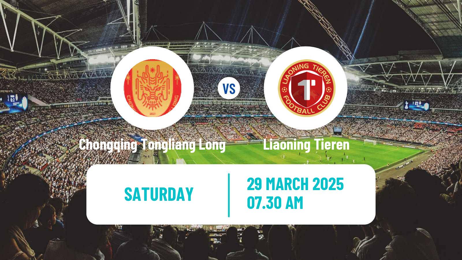 Soccer Chinese Jia League Chongqing Tongliang Long - Liaoning Tieren
