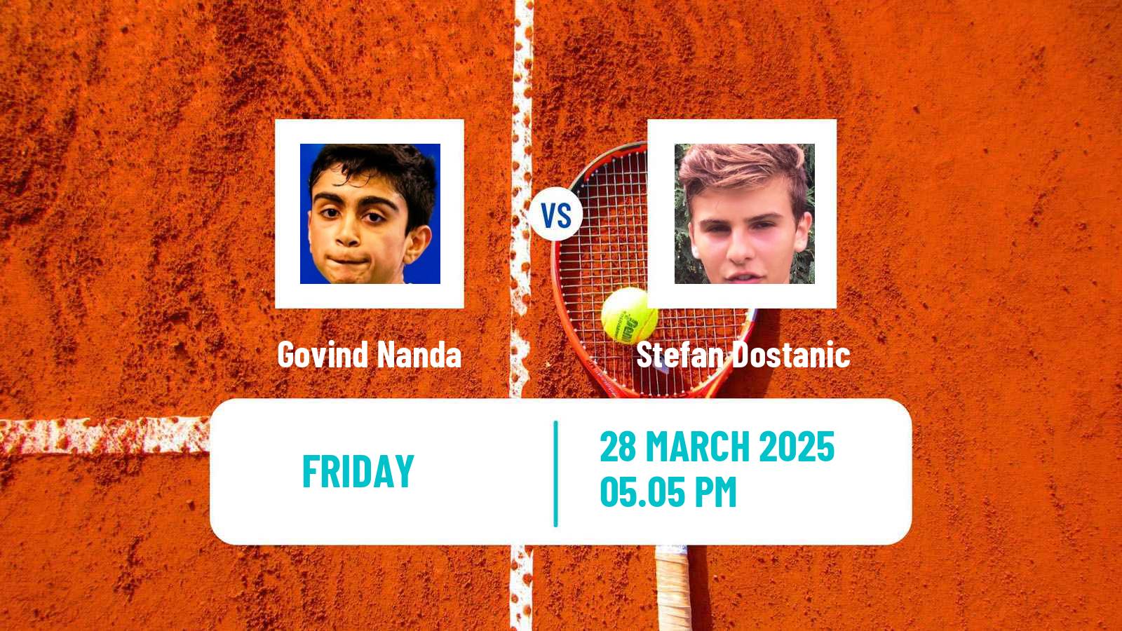 Tennis ITF M25 Calabasas Ca Men Govind Nanda - Stefan Dostanic