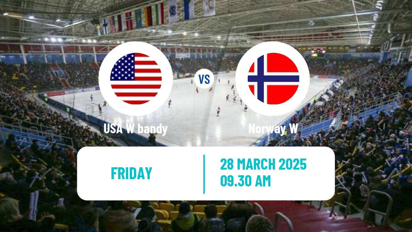 Bandy World Championship Bandy Women USA W - Norway W