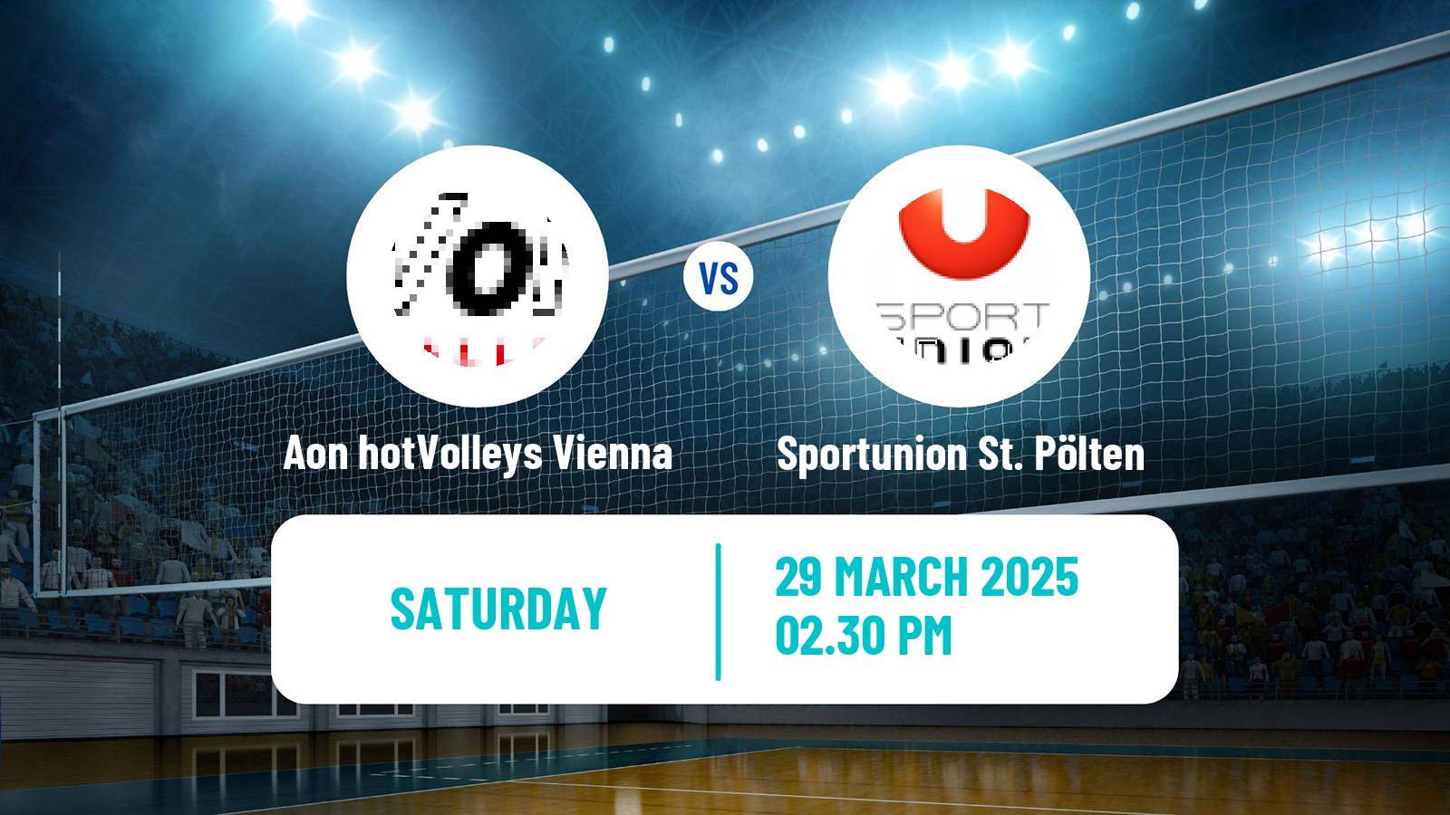 Volleyball Austrian Volley League Aon hotVolleys Vienna - Sportunion St. Pölten