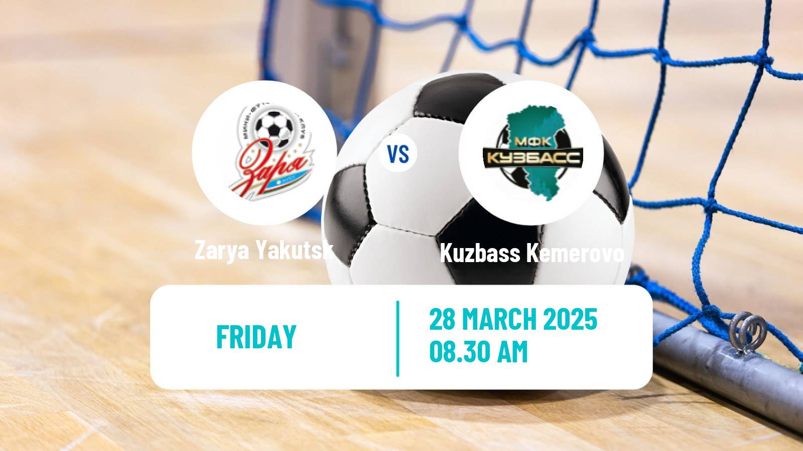Futsal Russian Second Division Futsal Zarya Yakutsk - Kuzbass Kemerovo