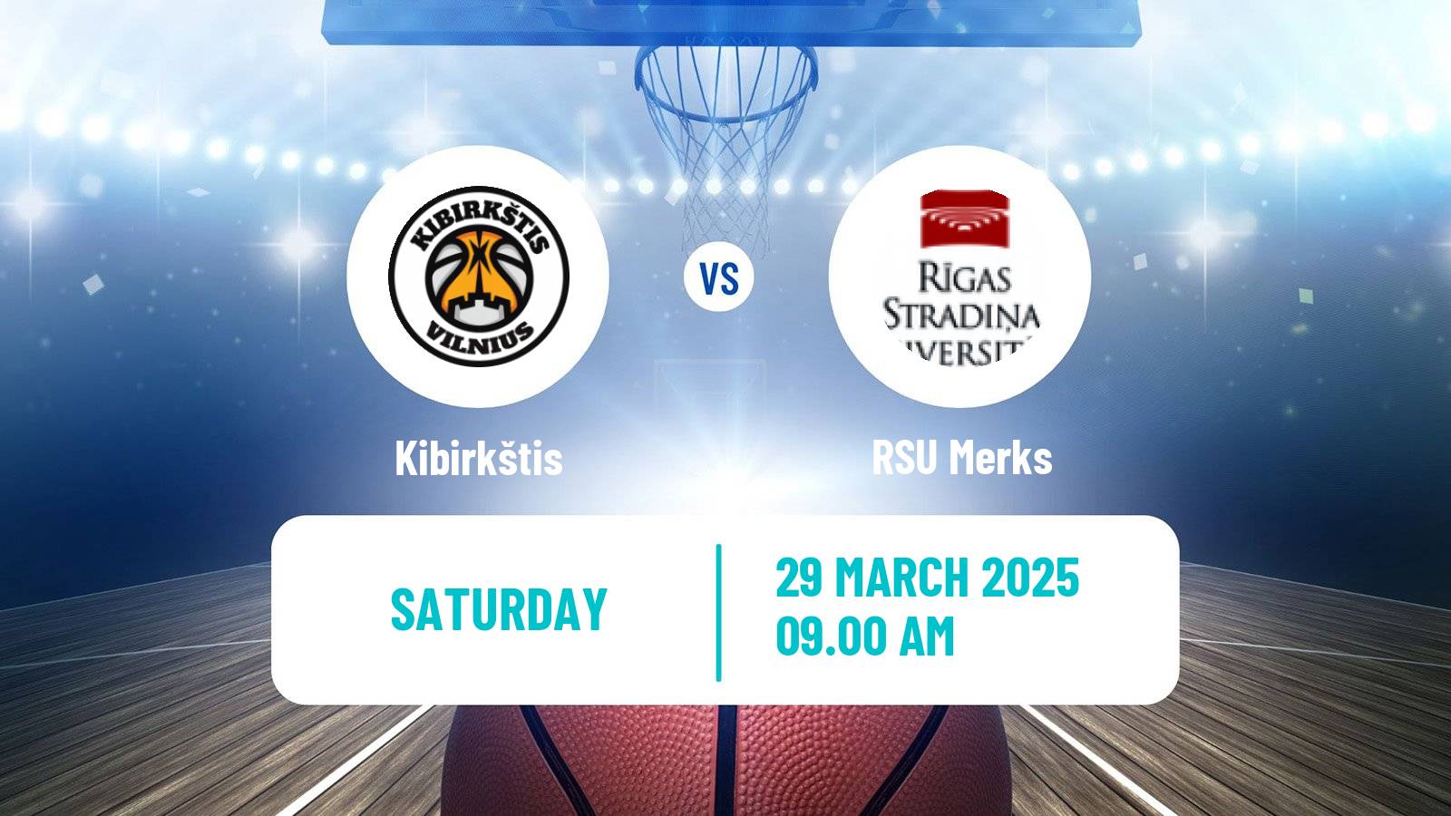 Basketball WBBL Kibirkštis - RSU Merks