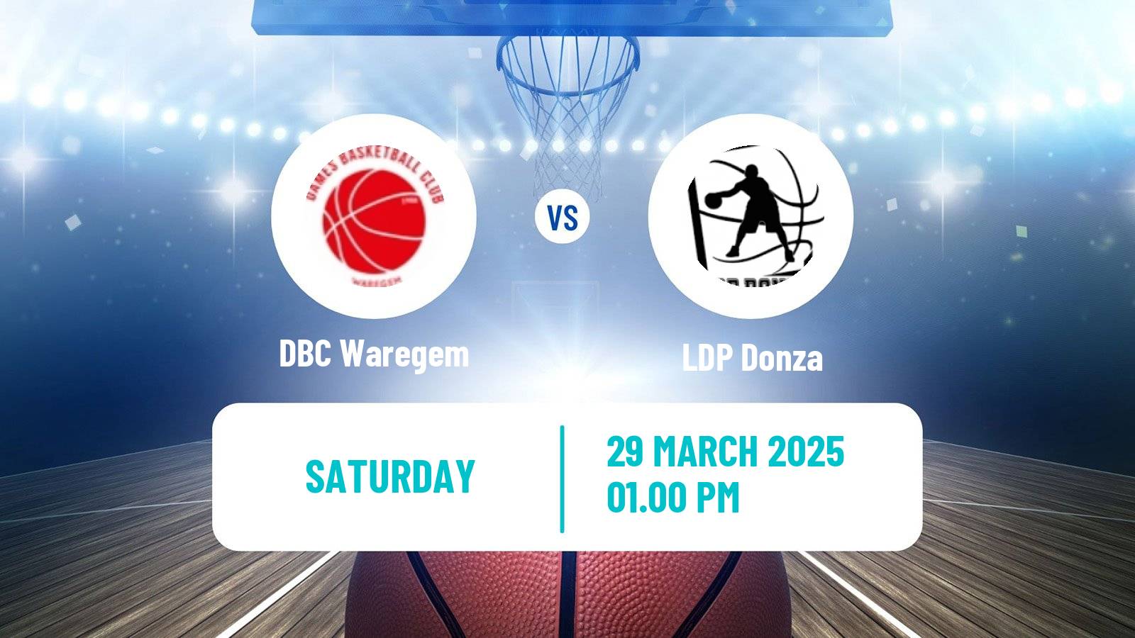 Basketball Belgian Top Division Basketball Women Waregem - Donza