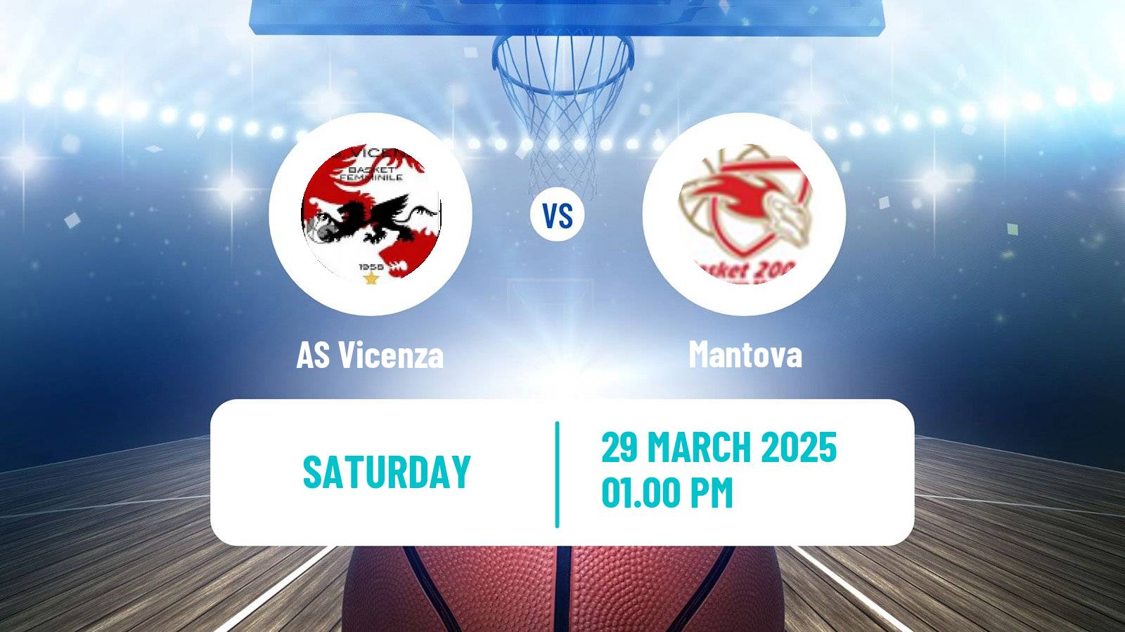 Basketball Serie A2 Basketball Women Group B Vicenza - Mantova