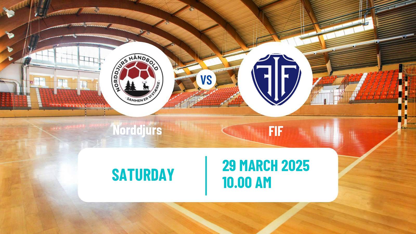 Handball Danish 1 Division Handball Norddjurs - FIF