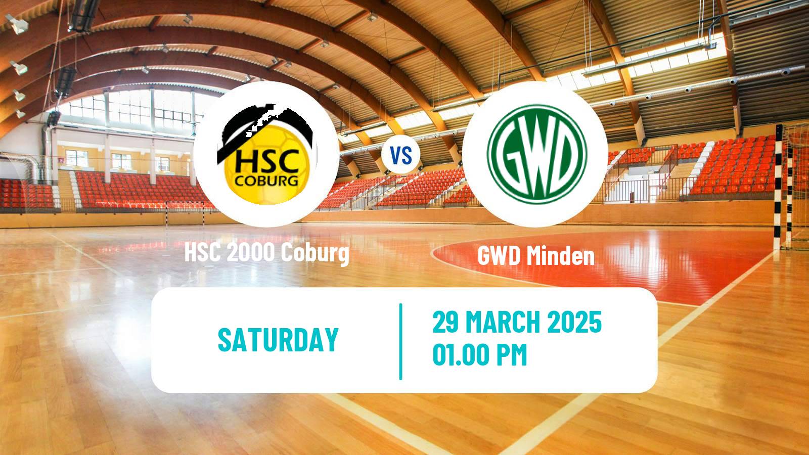 Handball German 2 Bundesliga Handball HSC 2000 Coburg - GWD Minden
