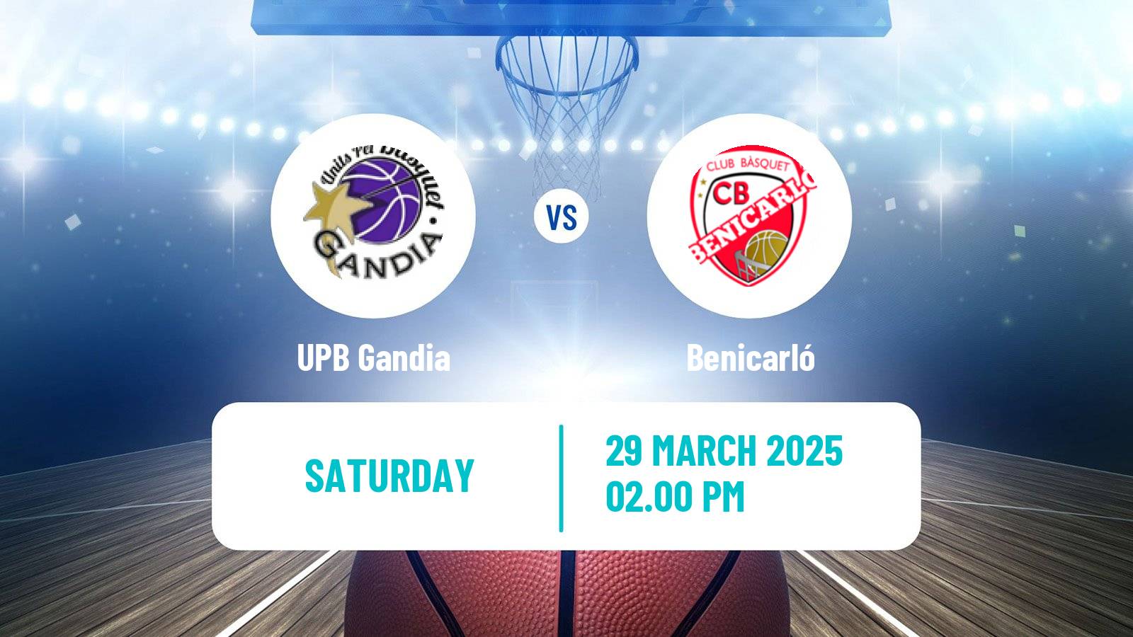 Basketball Spanish LEB Plata Gandia - Benicarló