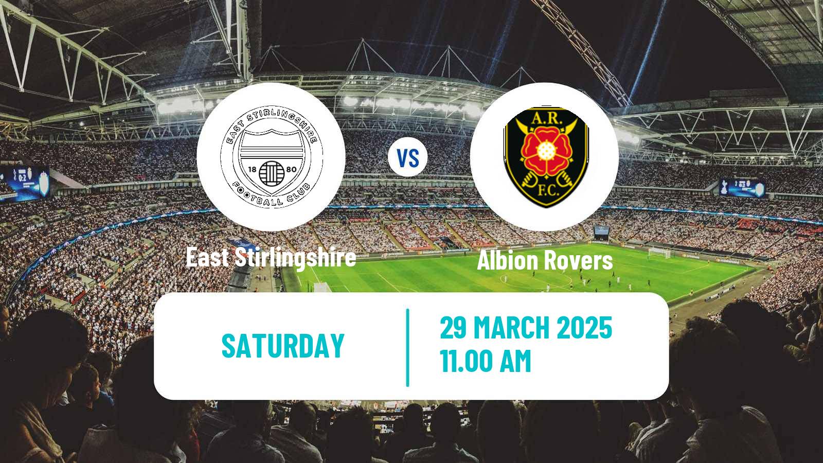Soccer Scottish Lowland League East Stirlingshire - Albion Rovers