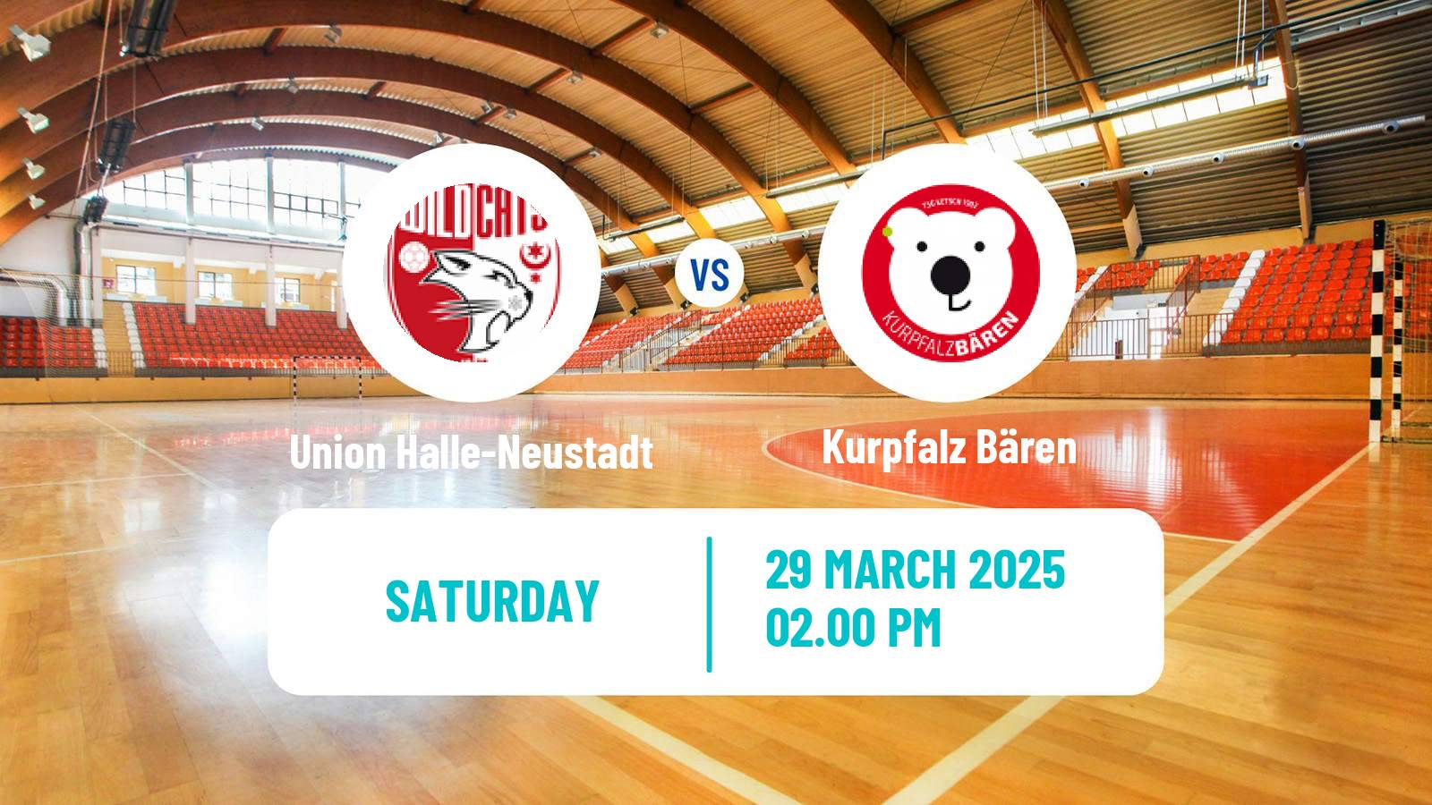 Handball German 2 Bundesliga Handball Women Union Halle-Neustadt - Kurpfalz Bären
