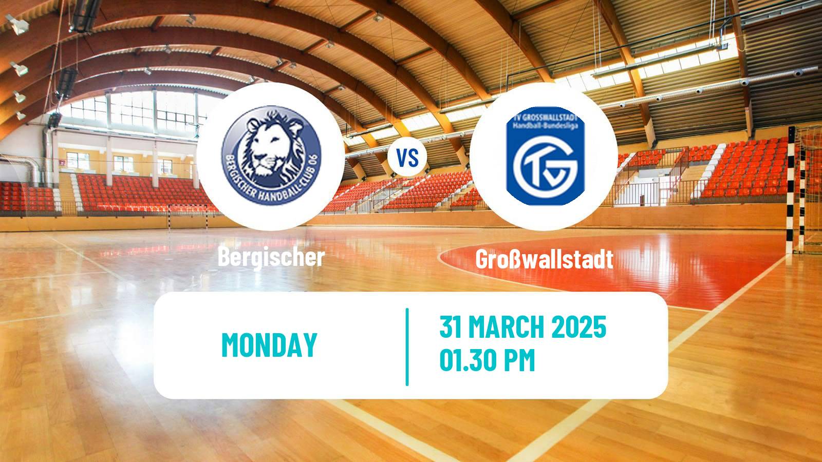Handball German 2 Bundesliga Handball Bergischer - Großwallstadt