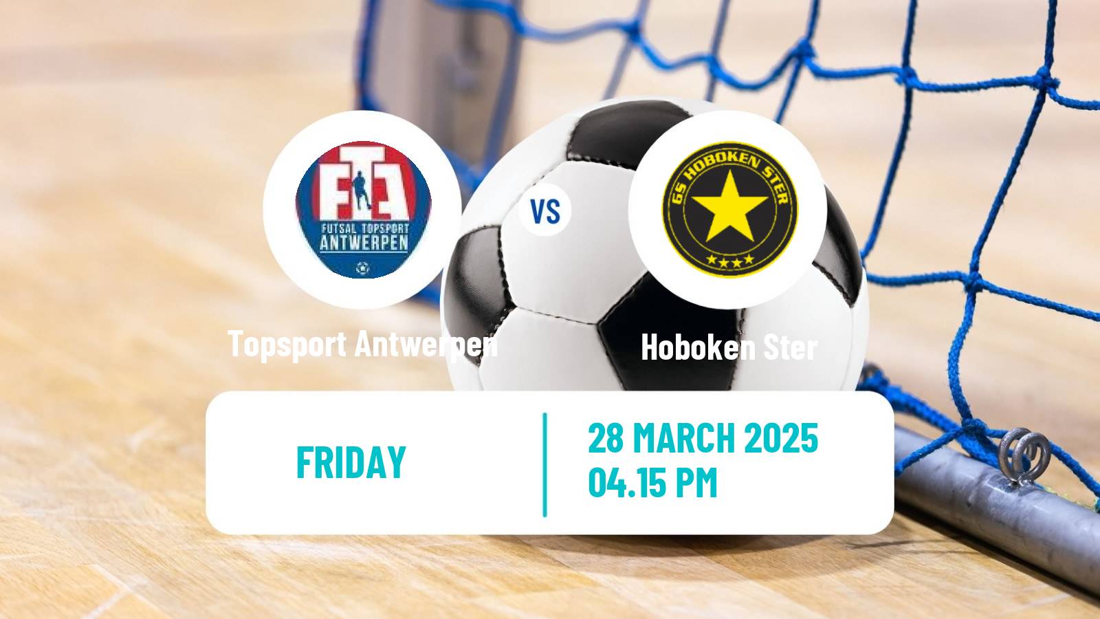 Futsal Belgian Division 1 Futsal Topsport Antwerpen - Hoboken Ster
