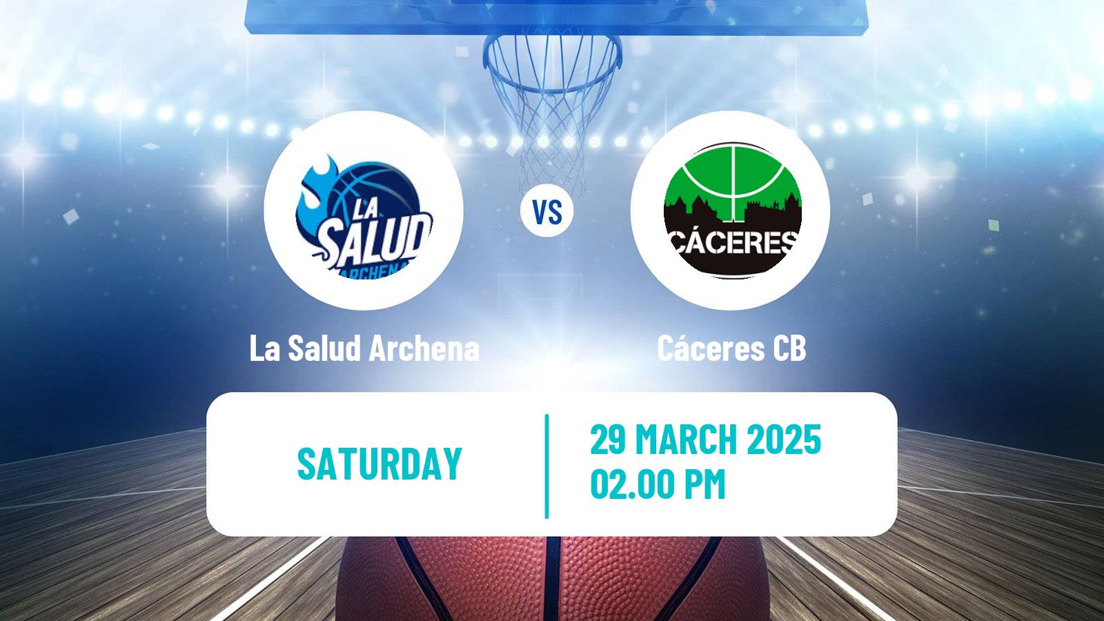 Basketball Spanish LEB Plata La Salud Archena - Cáceres CB