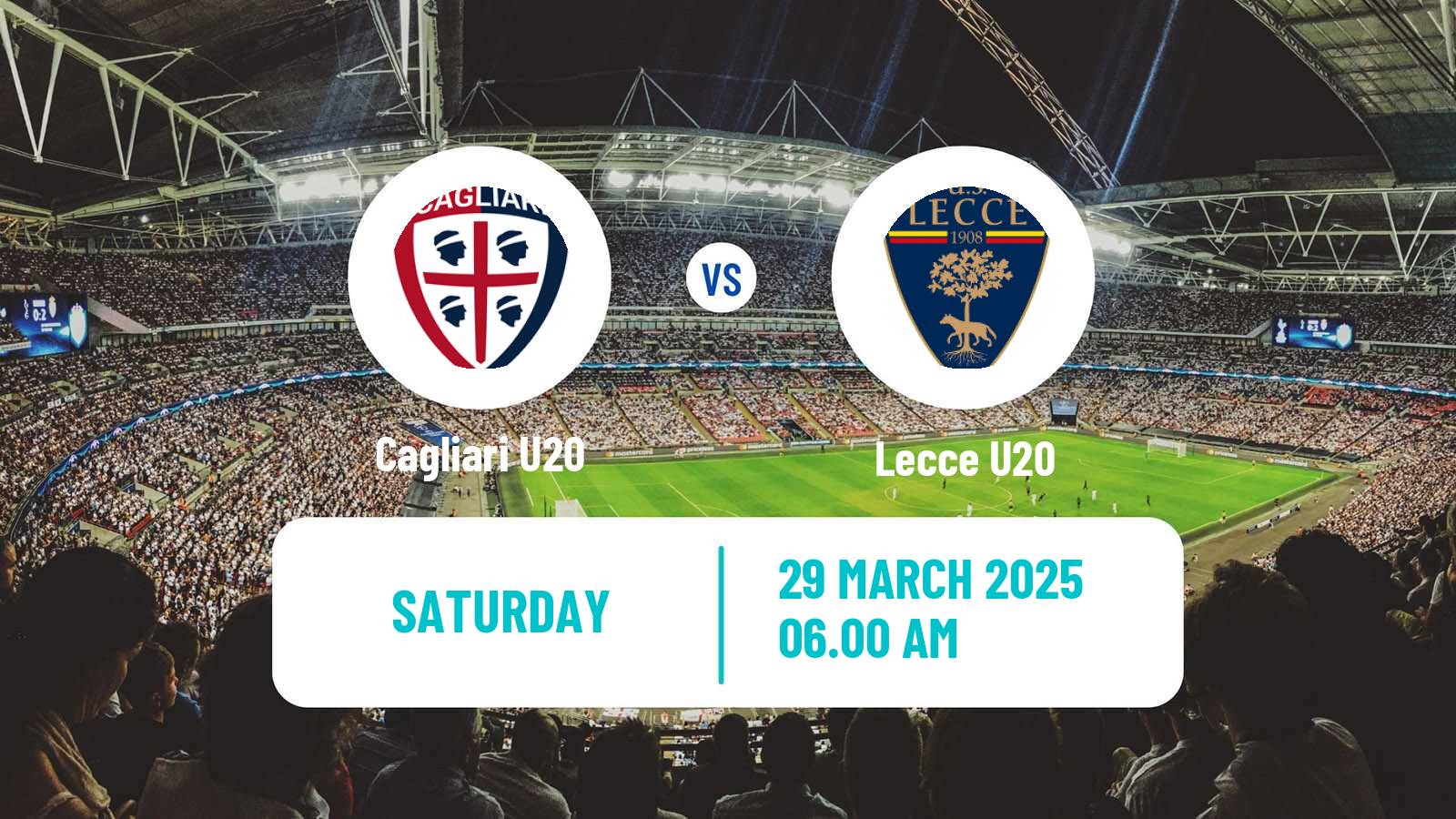Soccer Italian Primavera 1 Cagliari U20 - Lecce U20