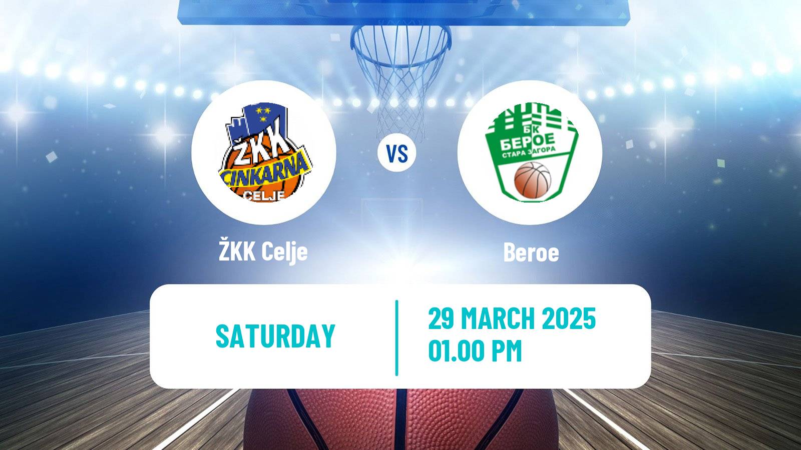 Basketball WABA League Celje - Beroe
