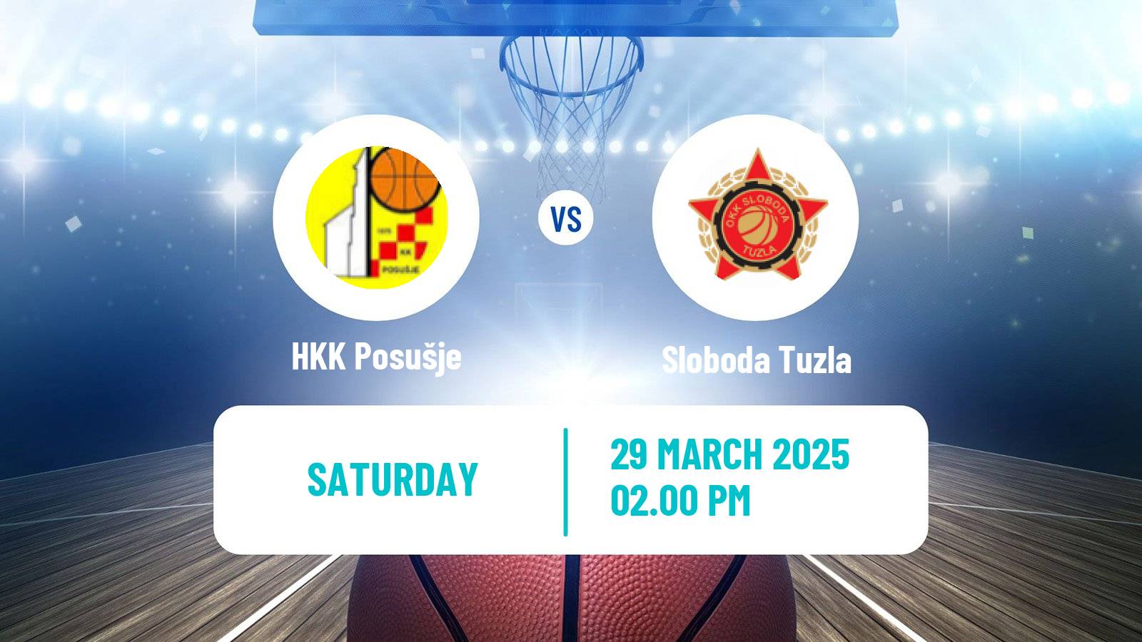 Basketball Bosnian Prvenstvo Basketball Posušje - Sloboda Tuzla