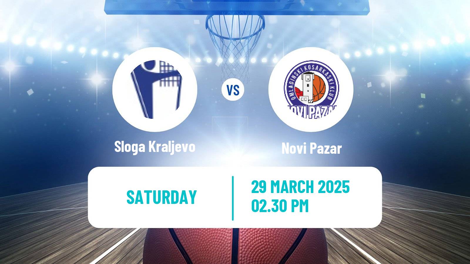 Basketball Serbian First League Basketball Sloga Kraljevo - Novi Pazar