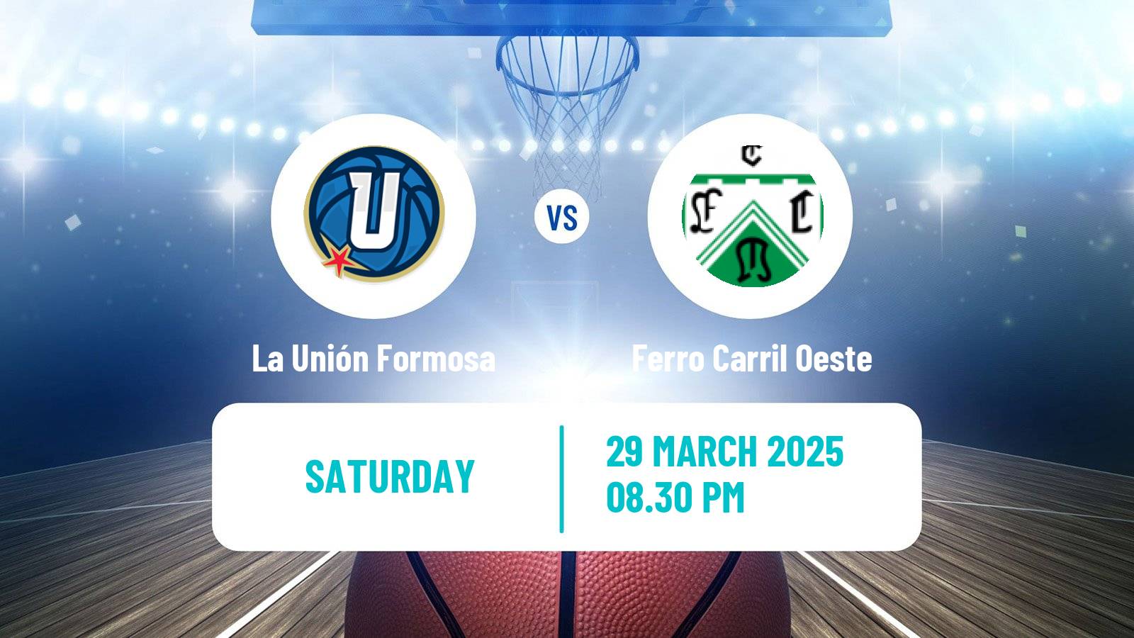 Basketball Argentinian LNB La Unión Formosa - Ferro Carril Oeste