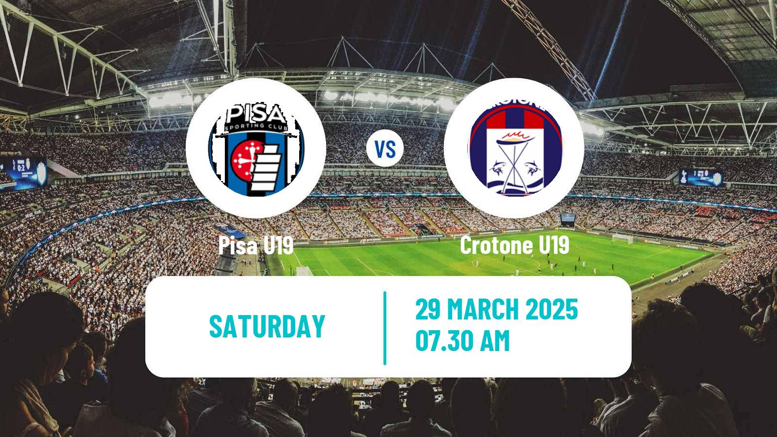 Soccer Italian Primavera 2 Pisa U19 - Crotone U19