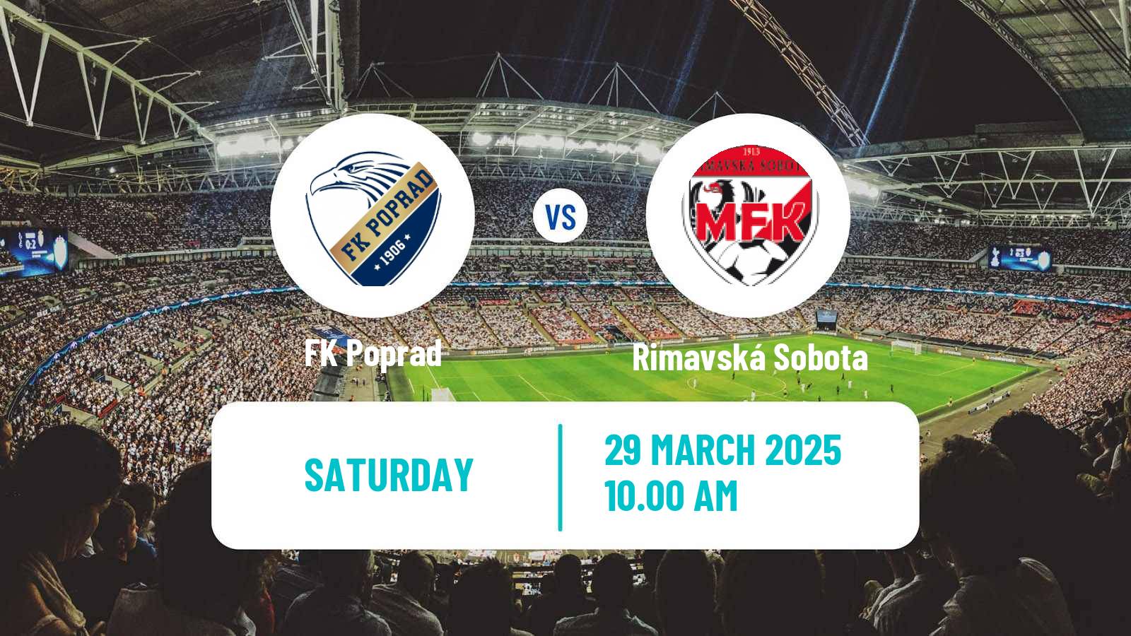 Soccer Slovak 3 Liga East Poprad - Rimavská Sobota