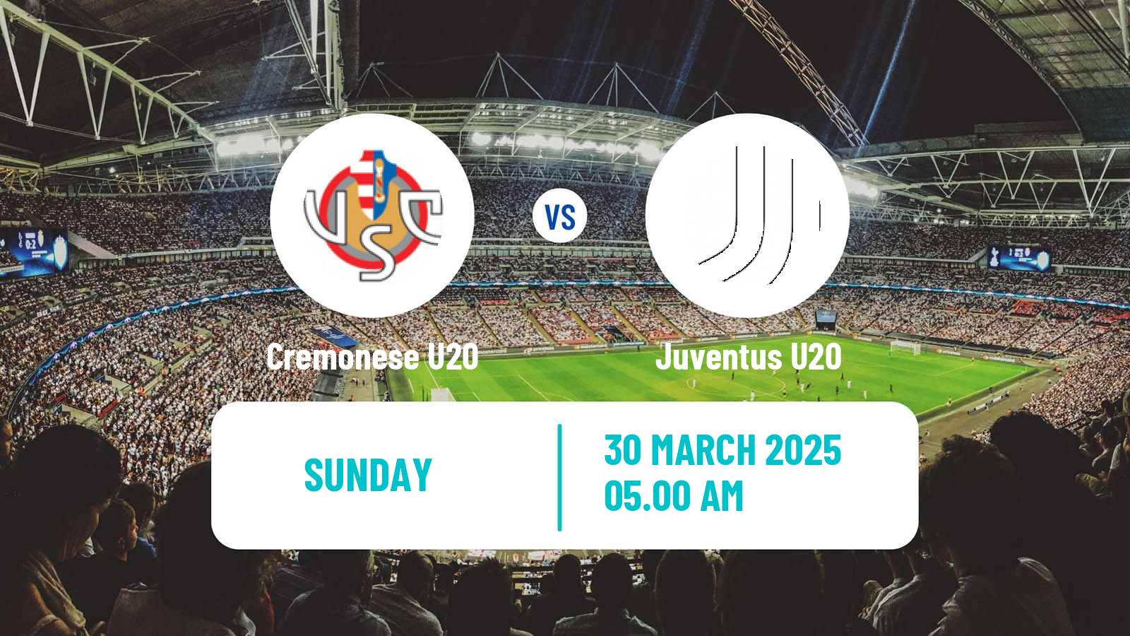 Soccer Italian Primavera 1 Cremonese U20 - Juventus U20