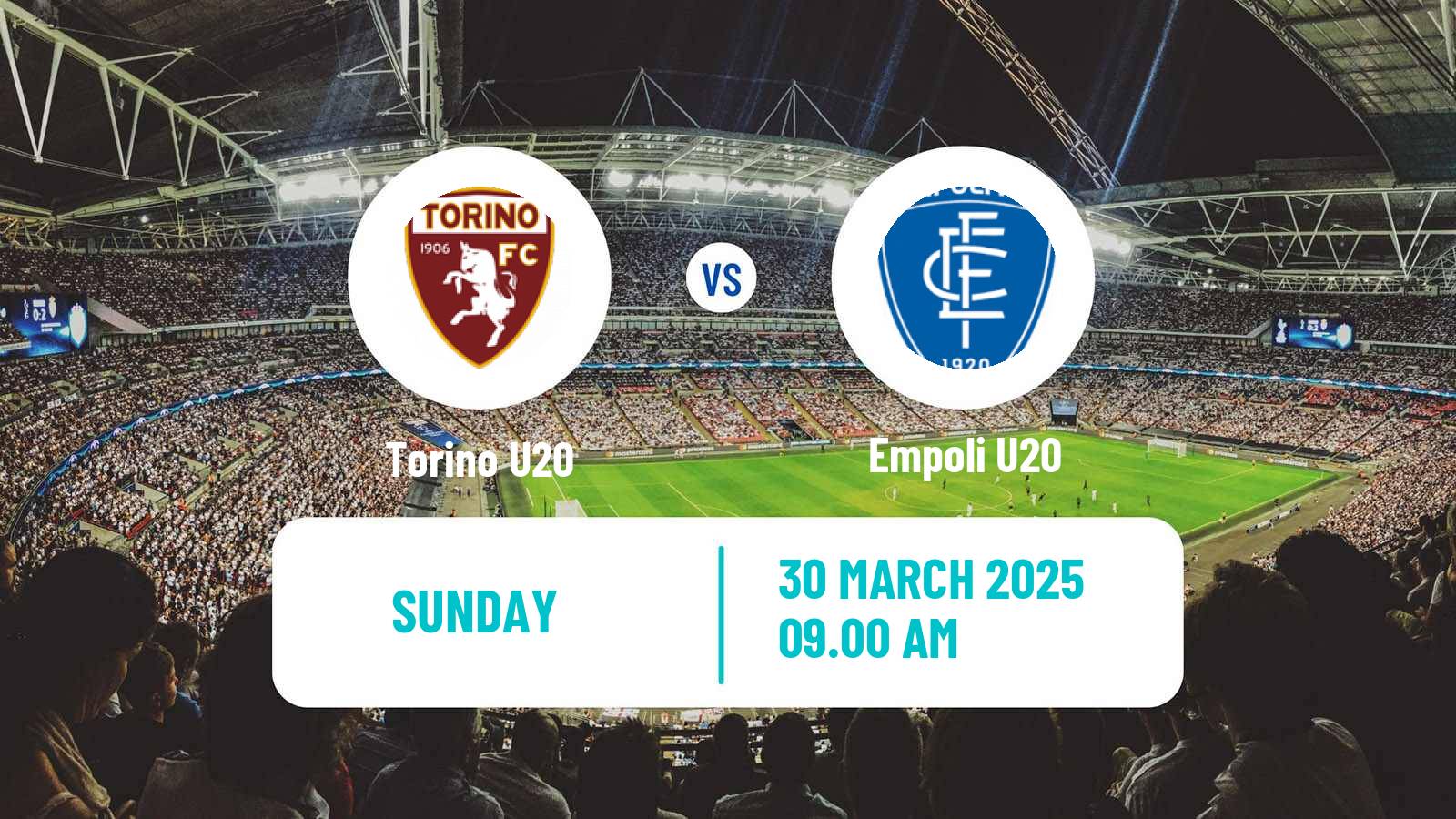 Soccer Italian Primavera 1 Torino U20 - Empoli U20