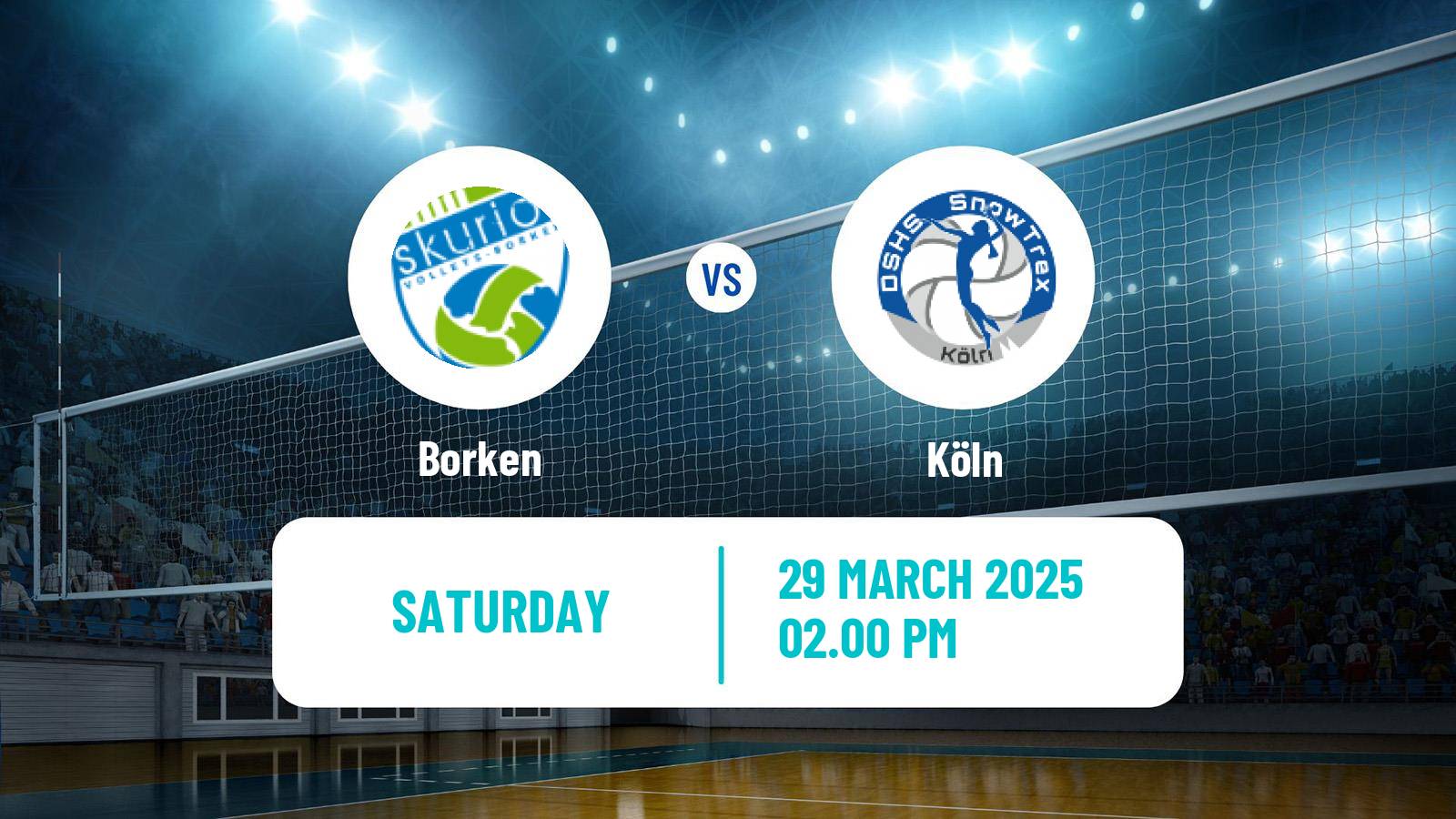 Volleyball German 2 Bundesliga Pro Volleyball Women Borken - Köln